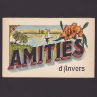 Delcampe - Advertising Card, Friendships From Antwerp, Second-hand School Books, Unposted - Werbepostkarten