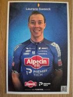Delcampe - Card Laurens Sweeck - Team Alpecin-Premier Tech Development - 2026 - Cycling - Cyclisme - Ciclismo - Wielrennen - Radsport