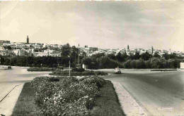 Delcampe - Carte Postale - Maroc - Meknès - Rond-Point Bou Ameur - Vue Sur La Médina - Carte Dentelée - CPSM Format CPA - Etat Lége - Meknès