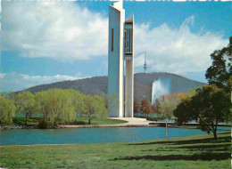 Delcampe - Carte Postale - Australie - Canberra - The Carillon Captain Cook Water Jet And The Telecommunications Tower From Kings P - Canberra (ACT)