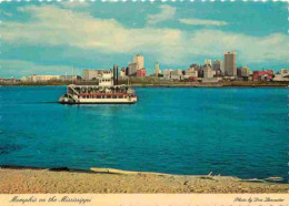 Delcampe - Carte Postale - Etats Unis - Memphis - On The Mississippi - Bateaux - Etat Du Tennessee - Tennessee State - Carte Dentel - Memphis