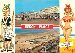 Delcampe - Carte Postale - 62 - Berck Sur Mer - Multivues - Plage - Dessin Humoristique - CPM - Voir Scans Recto-Verso - Poscard - - Berck