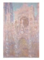 Delcampe - Carte Postale - Art - Peinture Impressionnisme - Claude Monet - Rouen Cathedral Sunset Symphony In Grey And Rose - Natio - Malerei & Gemälde