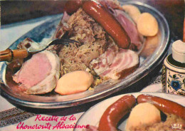 Delcampe - Carte Postale - Recettes De Cuisine - Choucroute Alsacienne - Gastronomie - CPM - Carte Neuve - Voir Scans Recto-Verso - - Küchenrezepte