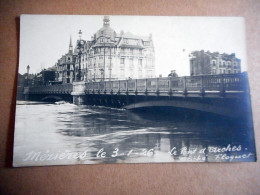Delcampe - CARTE PHOTO MEZIERES LE 03 JANVIER 1926 LE PONT D ARCHES - Charleville