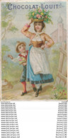 Delcampe - Chromo CHOCOLAT LOUIT ( Recto Verso ) état Moyen - Louit