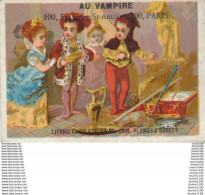 Delcampe - Chromo  AU VAMPIRE 100 Rue Du Faubourg Saint Antoine à PARIS - Autres & Non Classés