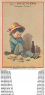 Delcampe - Chromo Fabricant De Verres Pour éclipses AU PRINTEMPS GOUBAYON TRICOT Rue Royale CLERMONT FERRAND Vieillemard - Autres & Non Classés