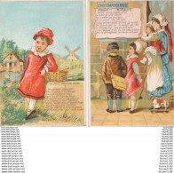 Delcampe - LOT / SERIE 2 Chromos Le Petit Chaperon Rouge TAPISSERIE BRODERIE PARFUMERIE  Erard ( Blin Dézé )  LE MANS - Autres & Non Classés