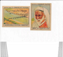 Delcampe - Lot De 2  Images  CHOCOLAT  PUPIER  Soudan Anglo / Lybie   ( Recto Verso ) - Autres & Non Classés