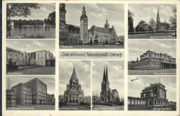 Delcampe - CHEMNITZ Sachsen Markt Schlossteich Lutherkirche - Chemnitz