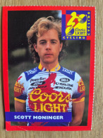 Delcampe - Card Scott Moninger - Team Coors Light - 1994 - Cycling - Cyclisme - Ciclismo - Wielrennen - Radsport