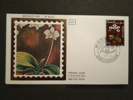 Delcampe - FDC MONACO, Enveloppe Premier Jour MONACO, Orchidée Princesse Grace 1979 - FDC