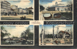 Delcampe - CHEMNITZ Sachsen Theater Und Klostergasse Markthalle Schlossteich Inselbruecke W - Chemnitz