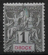 Delcampe - FRANCE OBOCK 1892 N° 32 NEUF * - Usados