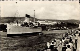 Delcampe - CPA Sassnitz Auf Der Insel Rügen, Hafenmole Mit Schwedenfähre - Sonstige & Ohne Zuordnung