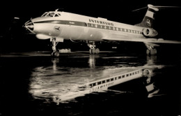 Delcampe - CPA Passagierflugzeug TU 134, Interflug - Sonstige & Ohne Zuordnung