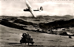 Delcampe - CPA Heinz Peters In Segelflugzeug ES49 über Dem Fuldatal, Wasserkuppe, Rhön - Sonstige & Ohne Zuordnung
