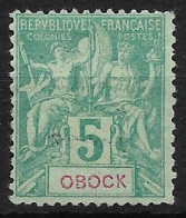 Delcampe - FRANCE OBOCK 1892 N° 35 NEUF * - Usados