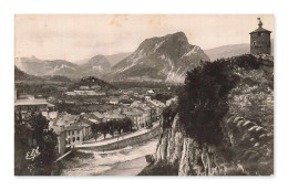 Delcampe - Tarascon-sur-Ariège, Vue Générale Rive Gauche Et Montagne De Soudours, France - Sonstige & Ohne Zuordnung
