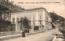 Delcampe - Dh349 Cartolina Cassino Corso Vittorio Emanuele Visto Dal Palazzo Cav  Frosinone - Frosinone