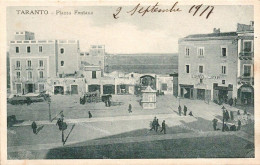Delcampe - Dh278 Cartolina  Taranto Citta' Piazza Fontana 1917 - Taranto