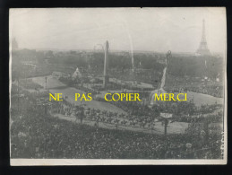 Delcampe - GUERRE 14/18 - PARIS - FETE DE LA VICTOIRE - PLACE DE LA CONCORDE LE 14 JUILLET 1919 - War, Military