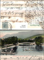 Delcampe - 296785,Payerbach Ortsbrücke Brücke Ruderboote M. Raxalpe - Neunkirchen