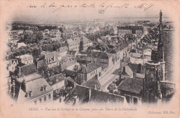 Delcampe - 89 SENS COLLEGE ET LA CASERNE PRIS DES TOURS DE LA CATHEDRALE - Sens