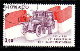 Delcampe - Monaco - 1986 - Rallye Automobile    - N° 1534  - Oblit - Used - Oblitérés