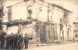 Delcampe - CPA 60 BOMBARDEMENT DE SENLIS / CARTE PHOTO / 3 SEPT 1914 / ECRIS AU VERSO DE LA CPA - Senlis