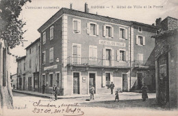 Delcampe - Ruoms Hotel De Ville Et La Poste - Ruoms