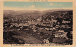Delcampe - Vue Panoramique Sur Le Pont D'aubenas - Aubenas