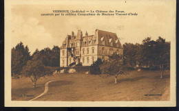 Delcampe - Vernoux Le Chateau Des Faugs - Vernoux