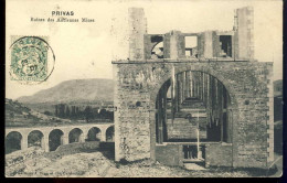 Delcampe - Privas Ruines Des Ancienne Mines - Privas