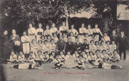 Delcampe - Thouars      79        Groupe  " La Durandale"   EGSPF  Janvier 1904     (voir Scan) - Thouars