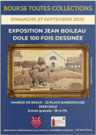 Delcampe - Flyer Bourse Toutes Collections Dole Manège De Brack Dimanche 27 Septembre. - Dole