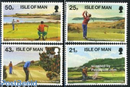 Delcampe - Isle Of Man 1997 Golf Sport 4v, Mint NH, Sport - Golf - Sport (other And Mixed) - Golf