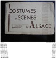Delcampe - 10vae  ALSACE COSTUMES ET SCENES CARNET DE 12 CPA EN MAJORITE ANIMEES (VOIR DETAILS) - Alsace
