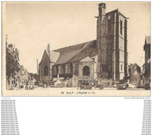 Delcampe - 10 Pet  80 AULT L'EGLISE ANIMEE TACOTS AUTOBUS - Ault