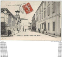 Delcampe - *  11 LIMOUX LA HALLE ET LE GRAND HOTEL PIGEON ANIMEE DILIGENCE - Limoux
