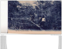 Delcampe - 9dab**  DAHOMEY ABOMEY UNE ROUTE ANIMEE INDIGENES - Dahome