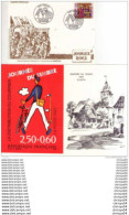 Delcampe - LLOT DE 3 CP NEUVES JOURNEE DU TIMBRE OBLITERATIONS ILLZACH, LA POSTE, 1er ANNIVERSAIRE TIMBROLOISIRS - Briefmarken (Abbildungen)