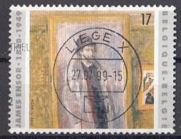 Delcampe - BELGIUM 1999 Michel 2874 Used Solo Stamp, Paintings, Art - Oblitérés