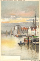 Delcampe - CPA Fantaisie Illustrateur Ranot Tamise Le Port Bateaux De Peche - Redon