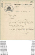 Delcampe - 13 AUBAGNE Av. JEANNE D'ARC SYNDICAT AGRICOLE DU CANTON COURRIER A GORDE (ORAISON 04) EN 1922 - Landwirtschaft