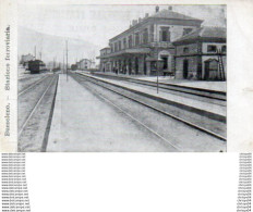 Delcampe - 85Ct  Italie Bussoleno Stazione Ferroviara (Rare) - Transport