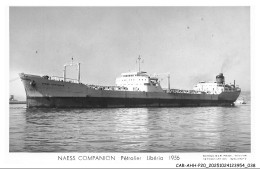 Delcampe - CAR-AHHP20-0882-PETROLIER - Photo Marius Bar - Naess Companion Petrolier Liberia 1956 - Tanker