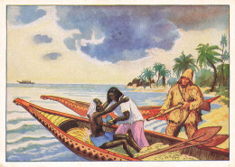 Delcampe - B5-054 – Märkische Margarine – Robinson Crusoe – Finds Friday’s Father In An Abandoned Canoe – Bild 65 - Autres & Non Classés