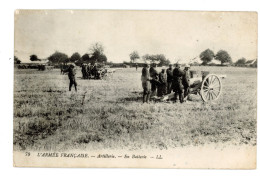 Delcampe - MILITARIA L'ARMEE FRANCAISE ARTILLERIE EN BATTERIE 1914 - Weltkrieg 1914-18